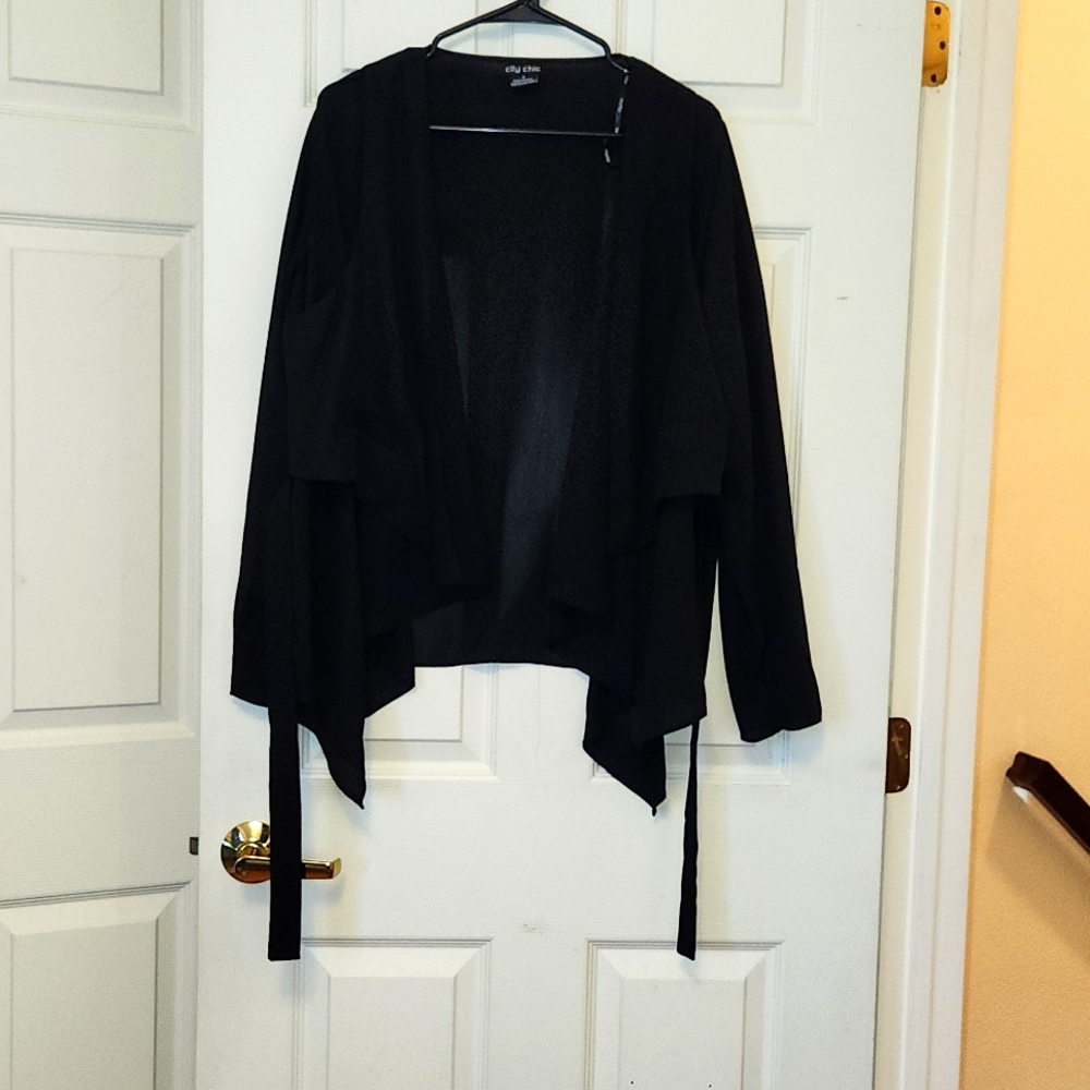 Black blazer cardigan